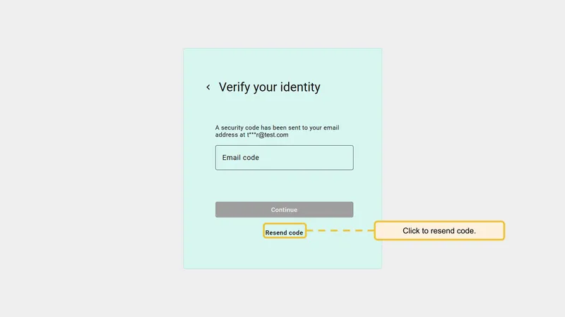 How to resend the 2FA verification code during login