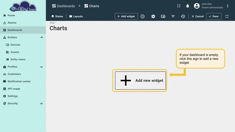 Add widget