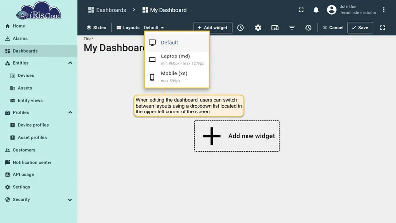 Breakpoint combobox